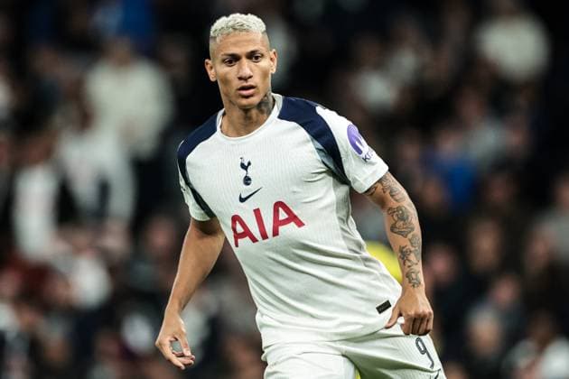 UEFA Champions League League Stage Tottenham Hotspur v Villarreal Richarlison of Tottenham Hotspur during the UEFA Champions League match Tottenham Hotspur vs Villarreal at Tottenham Hotspur Stadium, London, United Kingdom, 16th September 2025 (Photo by Mark Cosgrove News Images) London Tottenham Hotspur Stadium United Kingdom Copyright: xMarkxCosgrove NewsxImagesx