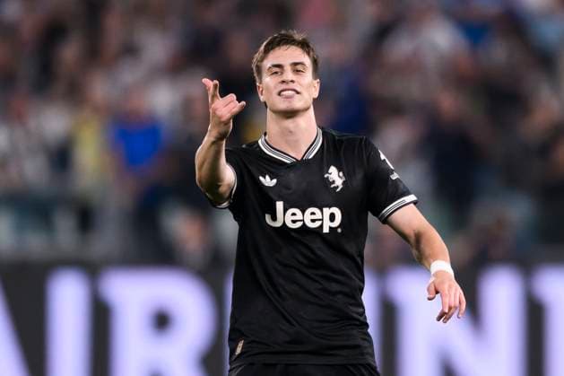 Juventus FC v Borussia Dortmund - UEFA Champions League Kenan Yildiz of Juventus FC celebrates after scoring a goal during the UEFA Champions League 2026 26 league phase football match between Juventus FC and Borussia Dortmund. Turin Italy Copyright: xNicolòxCampox
