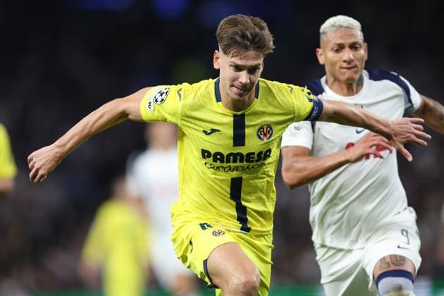 Tottenham Hotspur v Villarreal 16 September 2025, London - UEFA Champions League Football - Tottenham Hotspur v Villarreal - Juan Foyth of Villarreal - Photo: Charlotte Wilson Offside. London UK Copyright: xCharlottexWilsonx xOffsidexOffside