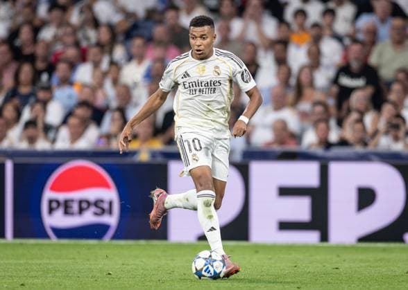 Real Madrid x Marseille Mbappe (Real Madrid) in action during the game against Marseille valid for Champions League at the Santiago Bernabeu stadium, in Madrid, today September 16, 2025. Copyright: xx 0L3A6878