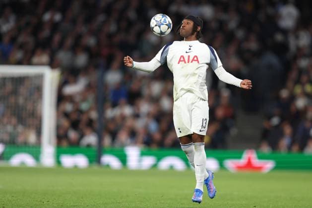 Tottenham Hotspur v Villarreal 16 September 2025, London - UEFA Champions League Football - Tottenham Hotspur v Villarreal - Destiny Udogie of Tottenham Hotspur - Photo: Charlotte Wilson Offside. London UK Copyright: xCharlottexWilsonx xOffsidexOffside