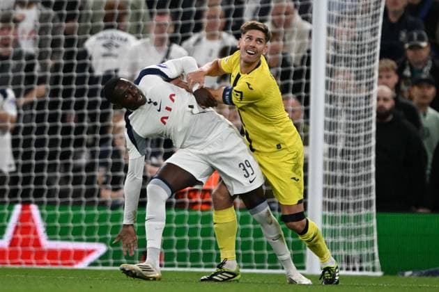 Tottenham Hotspur v Villarreal CF - UEFA Champions League LONDON, UNITED KINGDOM - SEPTEMBER 16: Randal Kolo Muani (39) of Tottenham in action during the UEFA Champions League football match between Tottenham Hotspur and Villarreal CF at Tottenham Hotspur Stadium on September 16, 2025 in London, United Kingdom. Rasid Necati Aslim Anadolu London United Kingdom. Editorial use only. Please get in touch for any other usage.  Copyright: x2025xAnadoluxRasidxNecatixAslimx
