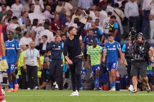 September 16, 2025, Madrid, Spain: Xabi Alonso, the head coach of Real Madrid CF is seen during the UEFA Champions League 2025 2026 first round day 1 football match between Real Madrid CF and Olympique de Marseille at Santiago Bernabeu Stadium. Final score: Real Madrid CF 2 : 1 Olympique de Marseille Madrid Spain - ZUMAs197 20250916_aaa_s197_423 Copyright: xFedericoxTitonex