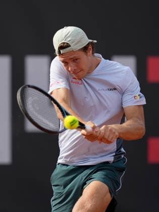TENNIS - ATP, Tennis Herren Layjet Open BAD WALTERSDORF,AUSTRIA,17.SEP.25 - TENNIS - ATP Challenger Tour, Layjet Open. Image shows Joel Schwaerzler (AUT).  GEPAxpictures xMichaelxRiedler