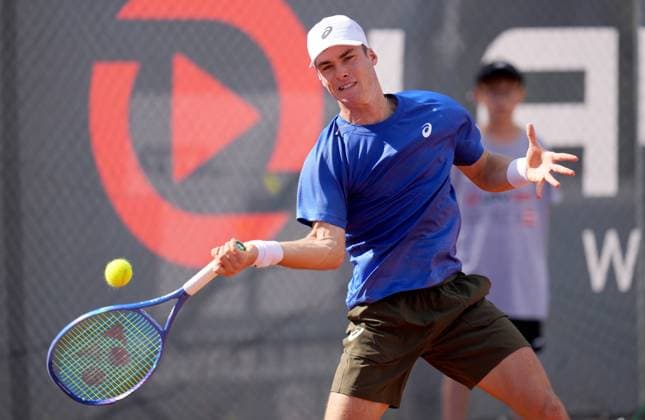 TENNIS - ATP, Tennis Herren Layjet Open BAD WALTERSDORF,AUSTRIA,17.SEP.25 - TENNIS - ATP Challenger Tour, Layjet Open. Image shows Roman Andres Burruchaga (ARG).  GEPAxpictures xMichaelxRiedler