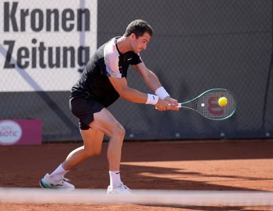 TENNIS - ATP, Tennis Herren Layjet Open BAD WALTERSDORF,AUSTRIA,17.SEP.25 - TENNIS - ATP Challenger Tour, Layjet Open. Image shows Pedro Martinez Portero (SPA).  GEPAxpictures xMichaelxRiedler