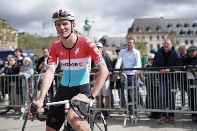 Radsport Tour de Luxembourg 2025 17.09.2025, Cyclisme, Radsport, Tour de Luxembourg, Luxemburg Rundfahrt, 2025, Luxemburg, vl: Arthur KluckersTudor Pro Cycling Team