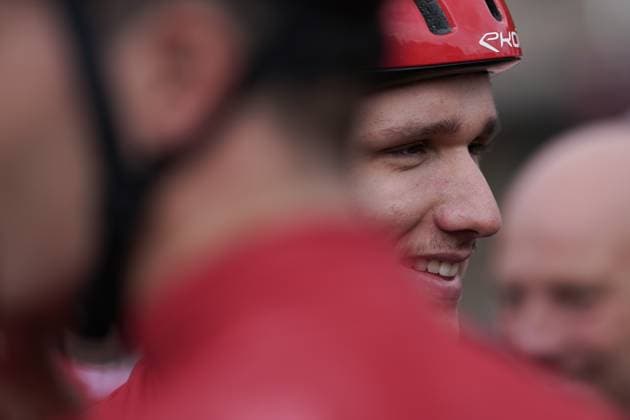 Radsport Tour de Luxembourg 2025 17.09.2025, Cyclisme, Radsport, Tour de Luxembourg, Luxemburg Rundfahrt, 2025, Luxemburg, vl: Mathieu KockelmannLuxembourg national team, Nationalteam