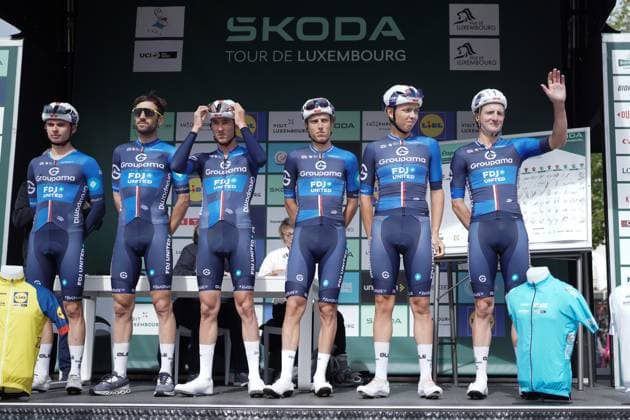 Radsport Tour de Luxembourg 2025 17.09.2025, Cyclisme, Radsport, Tour de Luxembourg, Luxemburg Rundfahrt, 2025, Luxemburg, vl: Team Groupama - FDJ