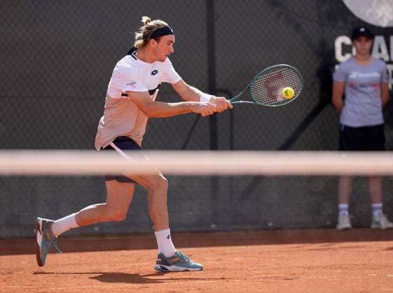 TENNIS - ATP, Tennis Herren Layjet Open BAD WALTERSDORF,AUSTRIA,17.SEP.25 - TENNIS - ATP Challenger Tour, Layjet Open. Image shows Lukas Neumayer (AUT).  GEPAxpictures xMichaelxRiedler
