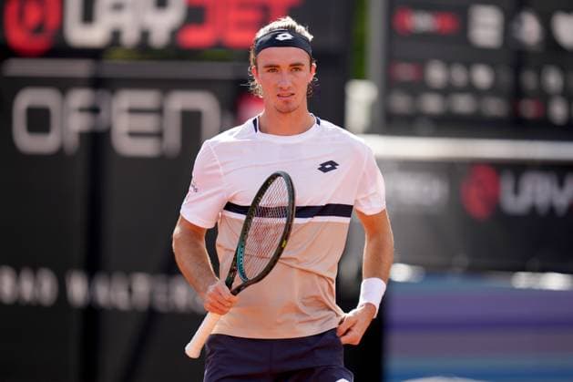 TENNIS - ATP, Tennis Herren Layjet Open BAD WALTERSDORF,AUSTRIA,17.SEP.25 - TENNIS - ATP Challenger Tour, Layjet Open. Image shows Lukas Neumayer (AUT).  GEPAxpictures xMichaelxRiedler