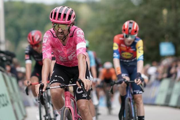 Radsport Tour de Luxembourg 2025 17.09.2025, Cyclisme, Radsport, Tour de Luxembourg, Luxemburg Rundfahrt, 2025, Luxemburg, vl: Ben HealyEF Education - EasyPost