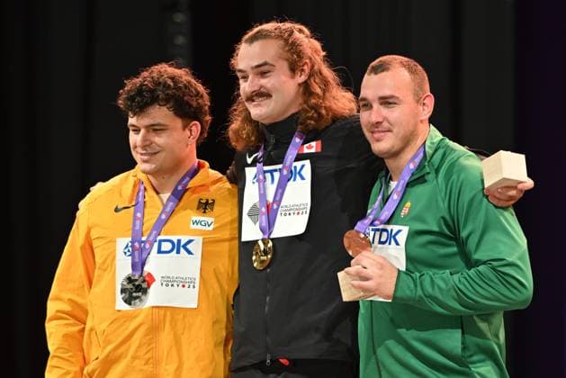 2025.09.17 Tokio Lekkoatletyka Mistrzostwa Swiata N z Merlin Hummel Ethan Katzberg Bence Halasz Foto Michal Laudy PressFocus 2025.09.17 Tokyo Athletics World Championships Merlin Hummel Ethan Katzberg Bence Halasz Credit: Michal Laudy PressFocus NEWSPIX.PL --- newspix.pl POLAND OUT! 