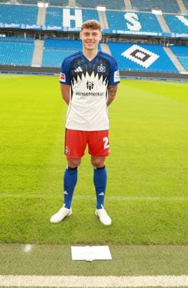 offizieller Portraittermin Verein Hamburger SV 2025 2026 Nicolai Remberg ( Hamburger SV 21) 17.09.2025, Sporthalle, Hamburg, offizieller Portraittermin Verein Hamburger SV 2025 2026