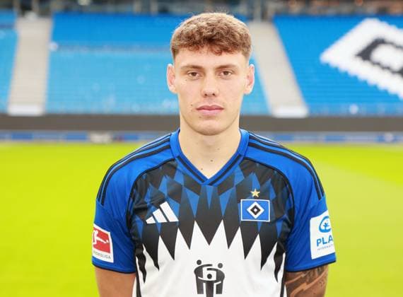offizieller Portraittermin Verein Hamburger SV 2025 2026 Nicolai Remberg ( Hamburger SV 21) 17.09.2025, Sporthalle, Hamburg, offizieller Portraittermin Verein Hamburger SV 2025 2026
