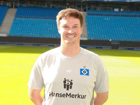 offizieller Portraittermin Verein Hamburger SV 2025 2026 Merlin Polzin (Coach Hamburger SV ) 17.09.2025, Sporthalle, Hamburg, offizieller Portraittermin Verein Hamburger SV 2025 2026