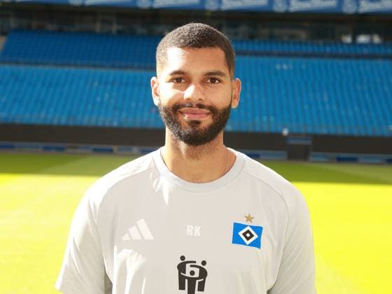 offizieller Portraittermin Verein Hamburger SV 2025 2026 Richard Krohn Co Trainer Hamburger SV 17.09.2025, Sporthalle, Hamburg, offizieller Portraittermin Verein Hamburger SV 2025 2026
