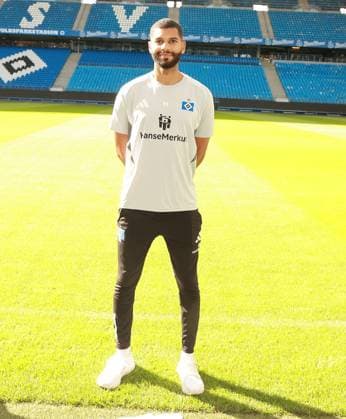 offizieller Portraittermin Verein Hamburger SV 2025 2026 Richard Krohn Co Trainer Hamburger SV 17.09.2025, Sporthalle, Hamburg, offizieller Portraittermin Verein Hamburger SV 2025 2026