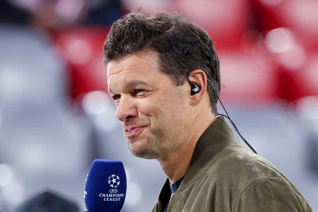 Experte Michael Ballack (DAZN) lacht, UEFA Champions League 2025 26 League Phase MD1, FC Bayern München v Chelsea FC, Football Arena Munich am 17. September 2025 in München, Deutschland. (Foto von Marco Steinbrenner DeFodi Images) Experte Michael Ballack (DAZN) smiles, UEFA Champions League 2025 26 League Phase MD1, FC Bayern München v Chelsea FC, Football Arena Munich, September 17, 2025 in Munich, Germany. (Photo by Marco Steinbrenner DeFodi Images)