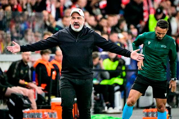 Jindrich Trpisovsky, Coach of Slavia in action during the Football Champions League 1st round match Slavia Praha vs Bodo Glimt in Prague, Czech Republic, September 17, 2025. (CTKxPhoto VitxSimanek) CTKPhotoP2025091708066  CTKPhotoP2025091708066