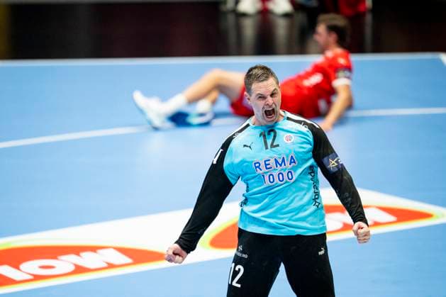 Handball, Champions League Kolstad Dinamo Bucuresti 31 28 Trondheim 20250917 Kolstads Andreas Palicka during the Champions League handball match between Kolstad and Dinamo Bucuresti in Trondheim Spektrum 31 28 Photo Ole Martin Wold NTB Trondheim Norway EDITORIAL USE ONLY RESTRICTED USE FOR BETTING COMPANIES  Copyright: xOlexMartinxWoldx xNTBx