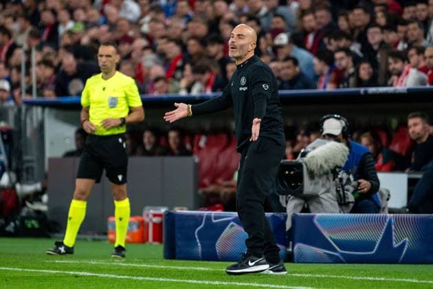 Enzo Maresca (FC Chelsea, Trainer), GER, FC Bayern Muenchen vs FC Chelsea FC, Fussball, UEFA Champions League, Ligaphase, 1. Spieltag, Saison 2025 2026, 17.09.2025 GER, FC Bayern Muenchen vs FC Chelsea FC, Fussball, UEFA Champions League, Ligaphase, 1. Spieltag, Spielzeit 2025 2026, 17.09.2025 Muenchen Copyright: xEibner-Pressefoto Memmlerx EP_MMR