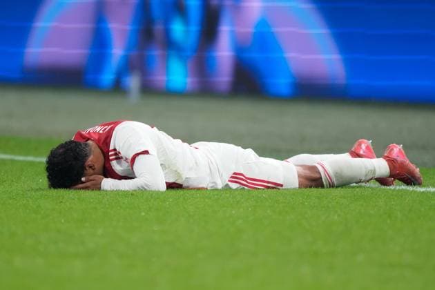 AMSTERDAM, 17-09-2025, Johan Cruijff ArenA ,season 2025 2026 , UEFA Champions League football , league phase, .Match between Ajax and Inter Milan , Picture shows Ajax player Owen Wijndal Ajax - Inter  x31067205x Copyright: