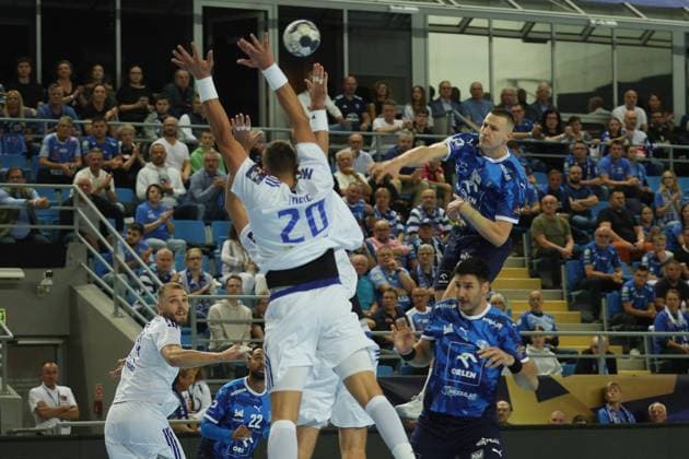 PLOCK 17.09.2025 LIGA MISTRZOW ORLEN WISLA PLOCK - HC ZAGRZEB HANDBALL EHF CHAMPIONS LEAGUE ORLEN WISLA PLOCK - RK ZAGREB NZ SERGEI KOSOROTOV FOT. MARCIN BRYJA 400MM.PL NEWSPIX.PL --- newspix.pl POLAND OUT! 