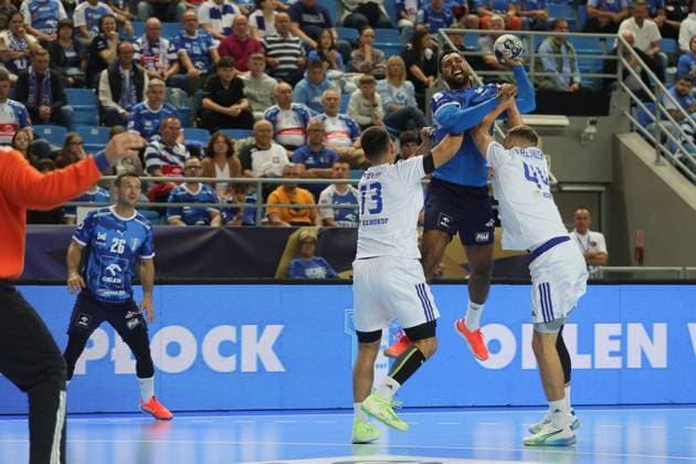 PLOCK 17.09.2025 LIGA MISTRZOW ORLEN WISLA PLOCK - HC ZAGRZEB HANDBALL EHF CHAMPIONS LEAGUE ORLEN WISLA PLOCK - RK ZAGREB NZ MELVYN RICHARDSON FOT. MARCIN BRYJA 400MM.PL NEWSPIX.PL --- newspix.pl POLAND OUT! 
