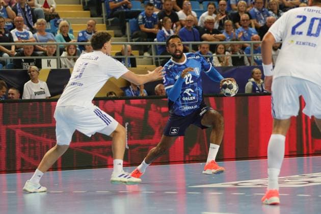 PLOCK 17.09.2025 LIGA MISTRZOW ORLEN WISLA PLOCK - HC ZAGRZEB HANDBALL EHF CHAMPIONS LEAGUE ORLEN WISLA PLOCK - RK ZAGREB NZ MELVYN RICHARDSON FOT. MARCIN BRYJA 400MM.PL NEWSPIX.PL --- newspix.pl POLAND OUT! 
