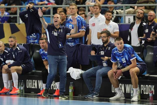 PLOCK 17.09.2025 LIGA MISTRZOW ORLEN WISLA PLOCK - HC ZAGRZEB HANDBALL EHF CHAMPIONS LEAGUE ORLEN WISLA PLOCK - RK ZAGREB NZ SALVADO ULAZIA SERGEI KOSOROTOV FOT. MARCIN BRYJA 400MM.PL NEWSPIX.PL --- newspix.pl POLAND OUT! 