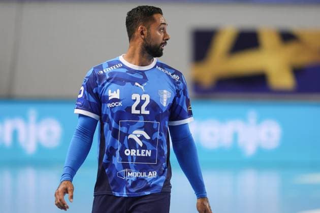 PLOCK 17.09.2025 LIGA MISTRZOW ORLEN WISLA PLOCK - HC ZAGRZEB HANDBALL EHF CHAMPIONS LEAGUE ORLEN WISLA PLOCK - RK ZAGREB NZ MELVYN RICHARDSON FOT. MARCIN BRYJA 400MM.PL NEWSPIX.PL --- newspix.pl POLAND OUT! 