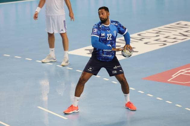 PLOCK 17.09.2025 LIGA MISTRZOW ORLEN WISLA PLOCK - HC ZAGRZEB HANDBALL EHF CHAMPIONS LEAGUE ORLEN WISLA PLOCK - RK ZAGREB NZ MELVYN RICHARDSON FOT. MARCIN BRYJA 400MM.PL NEWSPIX.PL --- newspix.pl POLAND OUT! 