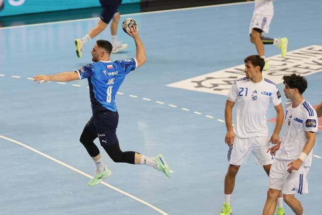 PLOCK 17.09.2025 LIGA MISTRZOW ORLEN WISLA PLOCK - HC ZAGRZEB HANDBALL EHF CHAMPIONS LEAGUE ORLEN WISLA PLOCK - RK ZAGREB NZ MITJA JANC DAVOR GAVRIC FOT. MARCIN BRYJA 400MM.PL NEWSPIX.PL --- newspix.pl POLAND OUT! 