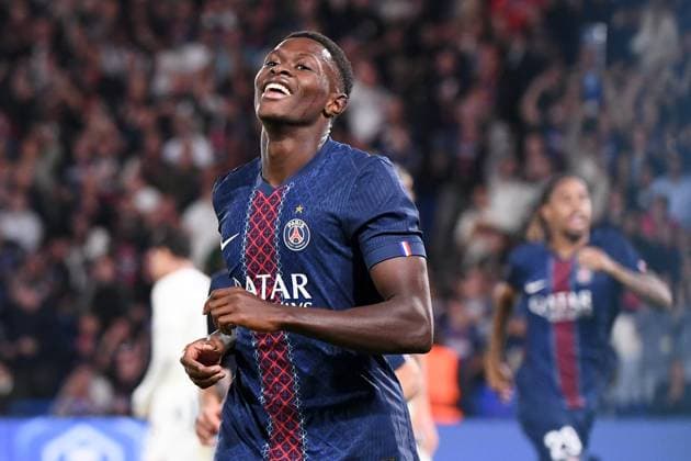 Paris Saint-Germain v Atalanta BC - UEFA Champions League 2025 2026 25 Nuno MENDES (psg) during the UEFA Champions League 2025 2026 match between Paris and Atalanta at Parc des Princes on September 17, 2025 in Paris, France. Paris France  Copyright: xFEPx 776382821