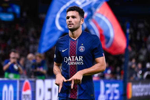 FOOTBALL : PSG vs Atalanta - Ligue des Champions - 17 09 2025 Goncalo Ramos ( 9 - PSG ) celebrates after scoring during the UEFA Champions League match between Paris Saint Germain and Atalanta BC at Parc Des Princes on September 17 , 2025 in Paris, France. ( Photo by Federico Pestellini PsnewZ ) - ParisFrance  Copyright: xFedericoxPestellinix