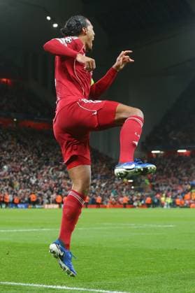 Virgil van Dijk of Liverpool celebrates scoring their sides third goal Liverpool v Atletico Madrid, UEFA Champions League, Group Stage, Football, Anfield, Liverpool, UK - 17 Sep 2025Liverpool Anfield United Kingdom EDITORIAL USE ONLY No use with unauthorised audio, video, data, fixture lists, club league logos or live services. Online in-match use limited to 120 images, no video emulation. No use in betting, games or single club league player publications.  Copyright: xPhilxOldham Shutterstockx 15481355ct