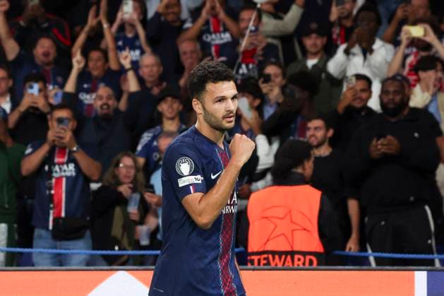 FOOTBALL : Paris Saint Germain Vs Atalanta - Ligue des Champions - 17 09 2025 Joie - But de Goncalo Ramos (PSG) ParisFrance  Copyright: xMichtofx