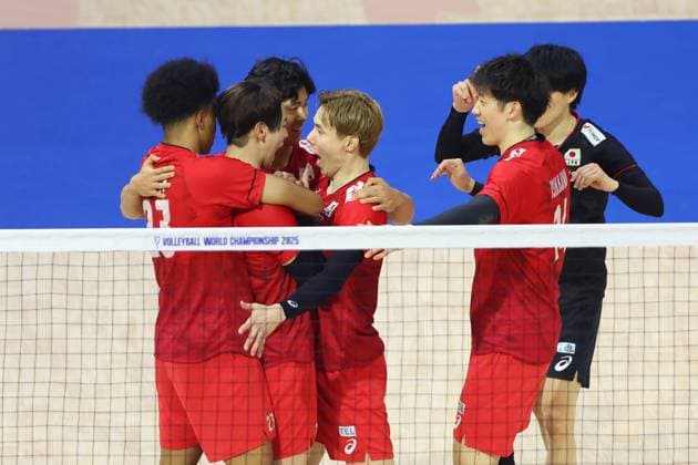 Japan team group, Mannschaftsbild, Totale SEPTEMBER 17, 2025 - Volleyball : FIVB Volleyball Men s World Championship, WM, Weltmeisterschaft 2025 Preliminary Phase between Japan - Libya at Smart Araneta Coliseum, Metro Manila, Philippines. Noxthirdxpartyxsales  aflo_303796672