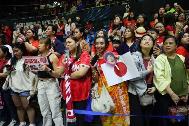 Japan fans, SEPTEMBER 17, 2025 - Volleyball : FIVB Volleyball Men s World Championship, WM, Weltmeisterschaft 2025 Preliminary Phase between Japan - Libya at Smart Araneta Coliseum, Metro Manila, Philippines. Noxthirdxpartyxsales  aflo_303836005
