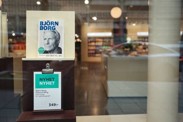 STOCKHOLM, SWEDEN 20250918 Tennis legend Björn Borg s autobiography. The book was photographed at Akademibokhandeln. STOCKHOLM SWEDEN x12150x