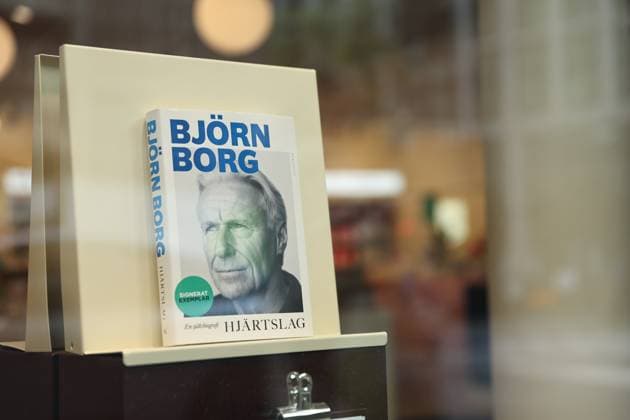 STOCKHOLM, SWEDEN 20250918 Tennis legend Björn Borg s autobiography. The book was photographed at Akademibokhandeln. STOCKHOLM SWEDEN x12150x