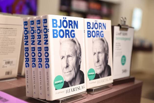 STOCKHOLM, SWEDEN 20250918 Tennis legend Björn Borg s autobiography. The book was photographed at Akademibokhandeln. STOCKHOLM SWEDEN x12150x