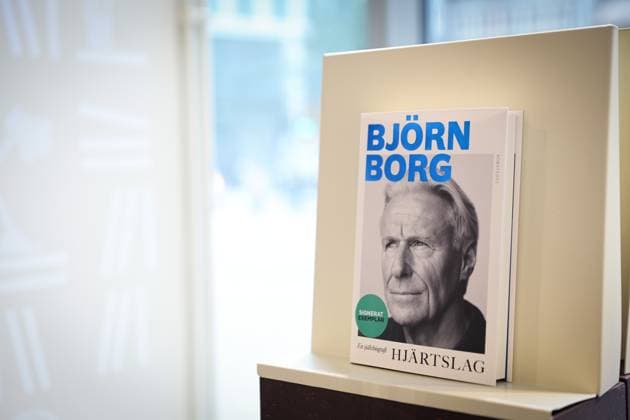 STOCKHOLM, SWEDEN 20250918 Tennis legend Björn Borg s autobiography. The book was photographed at Akademibokhandeln. STOCKHOLM SWEDEN x12150x