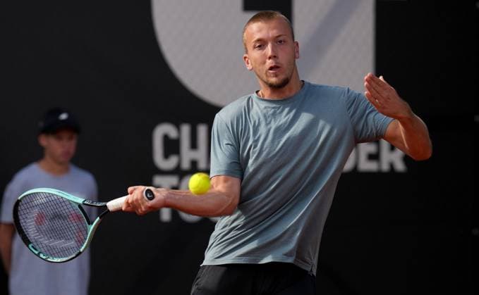 TENNIS - ATP, Tennis Herren Layjet Open BAD WALTERSDORF,AUSTRIA,18.SEP.25 - TENNIS - ATP Challenger Tour, Layjet Open. Image shows Syl Gaxherri (AUT).  GEPAxpictures xMichaelxRiedler