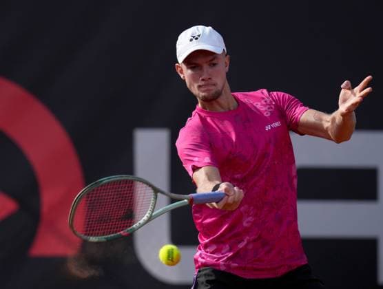 TENNIS - ATP, Tennis Herren Layjet Open BAD WALTERSDORF,AUSTRIA,18.SEP.25 - TENNIS - ATP Challenger Tour, Layjet Open. Image shows Andrew Paulson (CZE).  GEPAxpictures xMichaelxRiedler