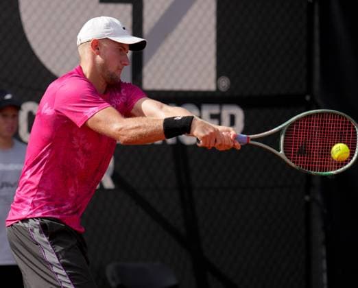 TENNIS - ATP, Tennis Herren Layjet Open BAD WALTERSDORF,AUSTRIA,18.SEP.25 - TENNIS - ATP Challenger Tour, Layjet Open. Image shows Andrew Paulson (CZE).  GEPAxpictures xMichaelxRiedler