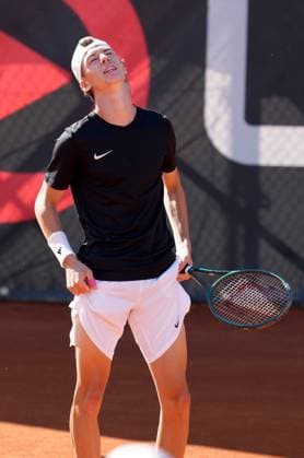 TENNIS - ATP, Tennis Herren Layjet Open BAD WALTERSDORF,AUSTRIA,18.SEP.25 - TENNIS - ATP Challenger Tour, Layjet Open. Image shows Alex Huszar (AUT).  GEPAxpictures xMichaelxRiedler
