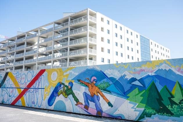 Olympic and Paralympic Village in Milan MILAN, ITALY - SEPTEMBER 18: A general view of the Olympic and Paralympic Village during the visit of the Executive Board and IOC President Kirsty Coventry in Milan, Italy on September 18, 2025 Piero Cruciatti Anadolu Milan Italy. Editorial use only. Please get in touch for any other usage.  Copyright: x2025xAnadoluxPieroxCruciattix
