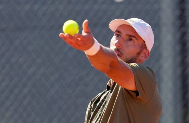 TENNIS - ATP, Tennis Herren Layjet Open BAD WALTERSDORF,AUSTRIA,18.SEP.25 - TENNIS - ATP Challenger Tour, Layjet Open. Image shows Luka Pavlovic (FRA).  GEPAxpictures xMichaelxRiedler